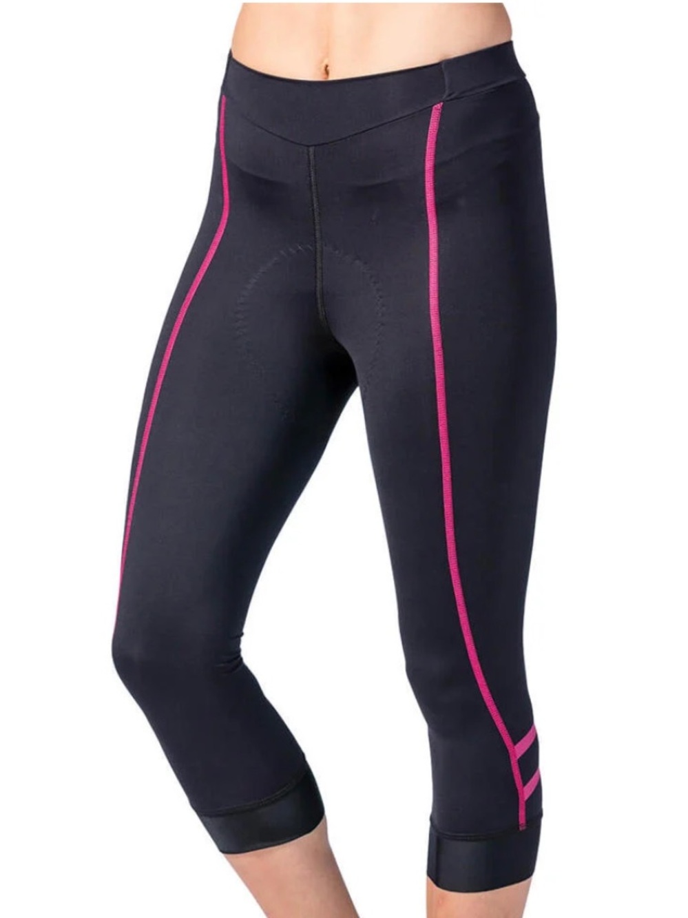 Terry Bella Prima Knicker Padded Cycling Black Pink Pull On USA X-Large